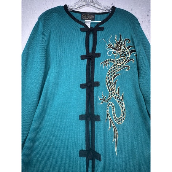 Bob Mackie Turquoise Wearable Art | Tagged Size: L - Picture 8 of 11